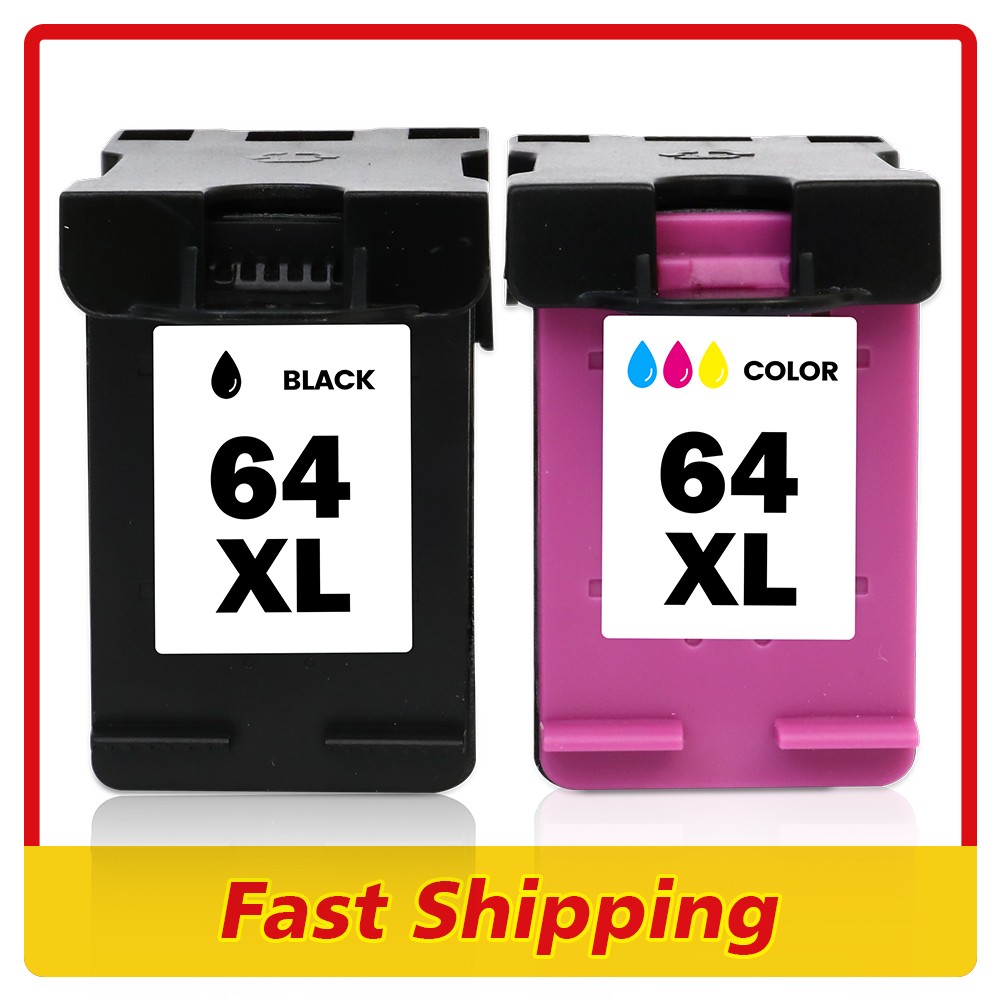 64XL Ink Cartridge for HP 64 XL Envy Inspire 7255e 7258e 7950e 7955e 7958e LOT