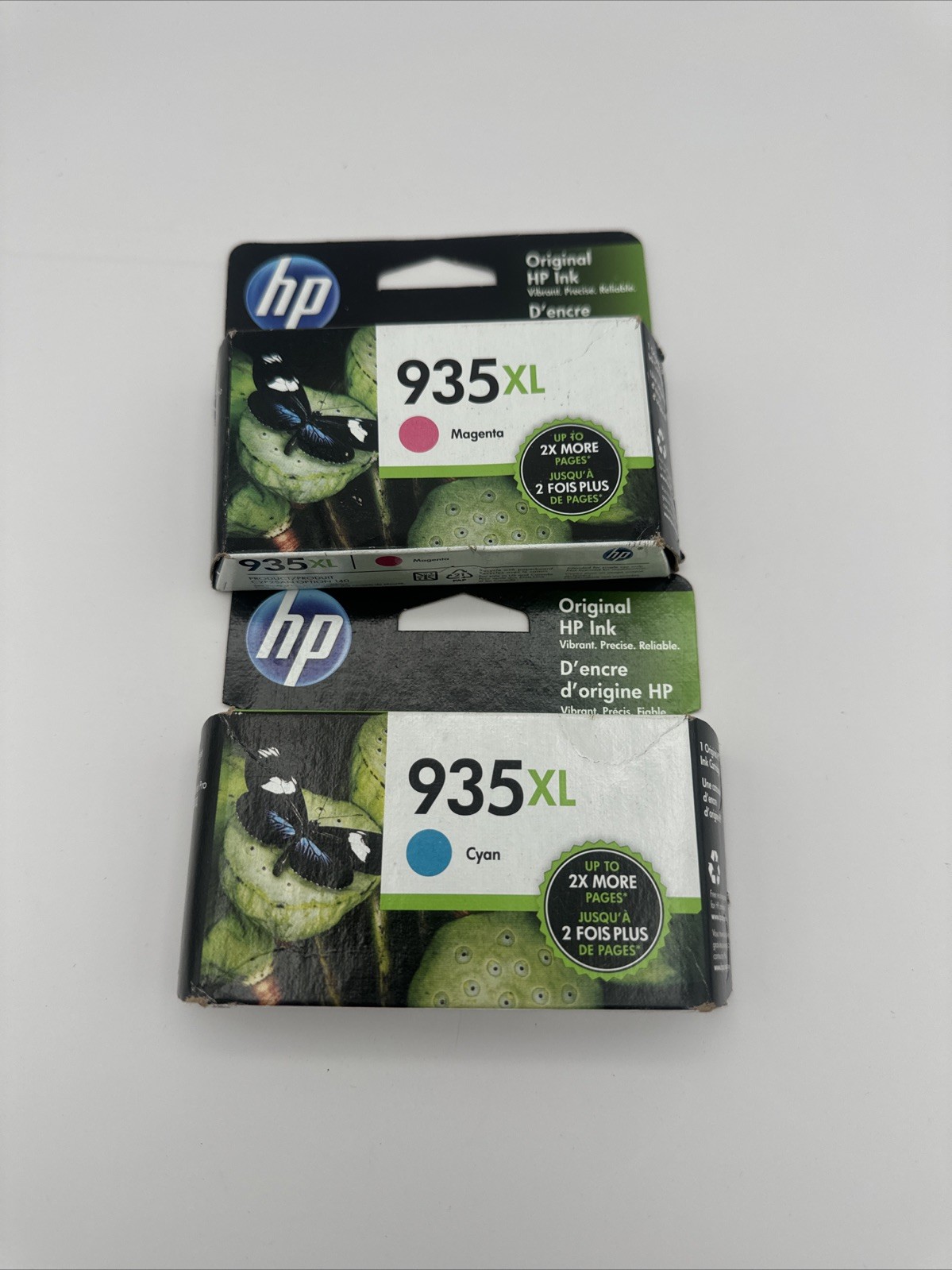 HP 935XL Ink Cartridges Set /Cyan/Magenta EXP 04/2023+ BRAND NEW