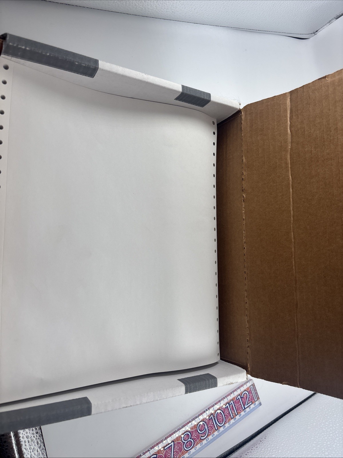 Continuous Computer Paper 1000 Sheets Office Choice 9 1/2×11” Dot Matrix 20# Vtg