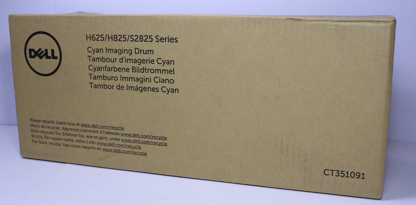 OPEN BOX – Genuine OEM DELL CD7Y3 – H625 H825 S2825 Cyan Imaging Drum CT351091