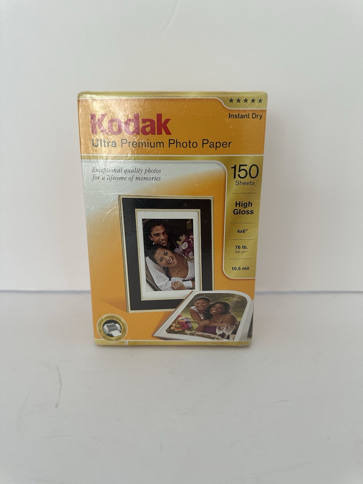 Kodak 4″ x 6″ Ultra Premium Photo Paper High Gloss 150 Sheets Instant dry