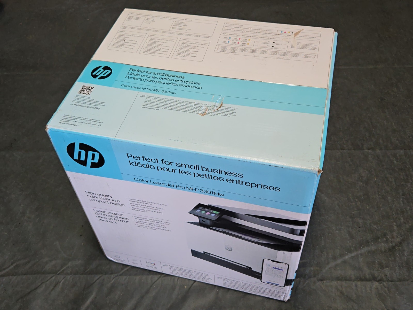 HP Color LaserJet Pro MFP 3301fdw Laser Printer, Color Mobile Print, Copy, Scan