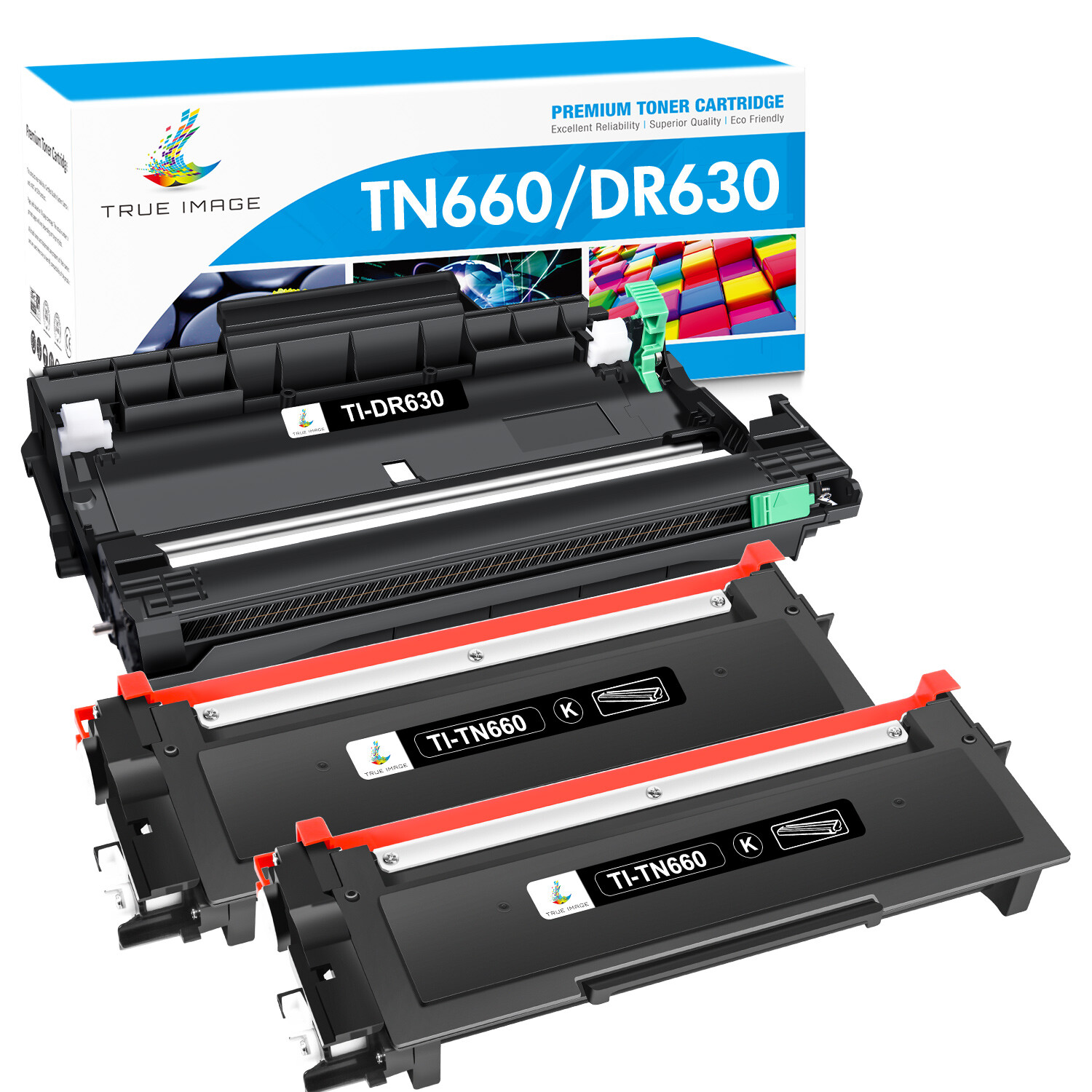 Toner or Drum DR630 TN660 Compatible with Brother MFC-L2700DW HL-L2320D Lot