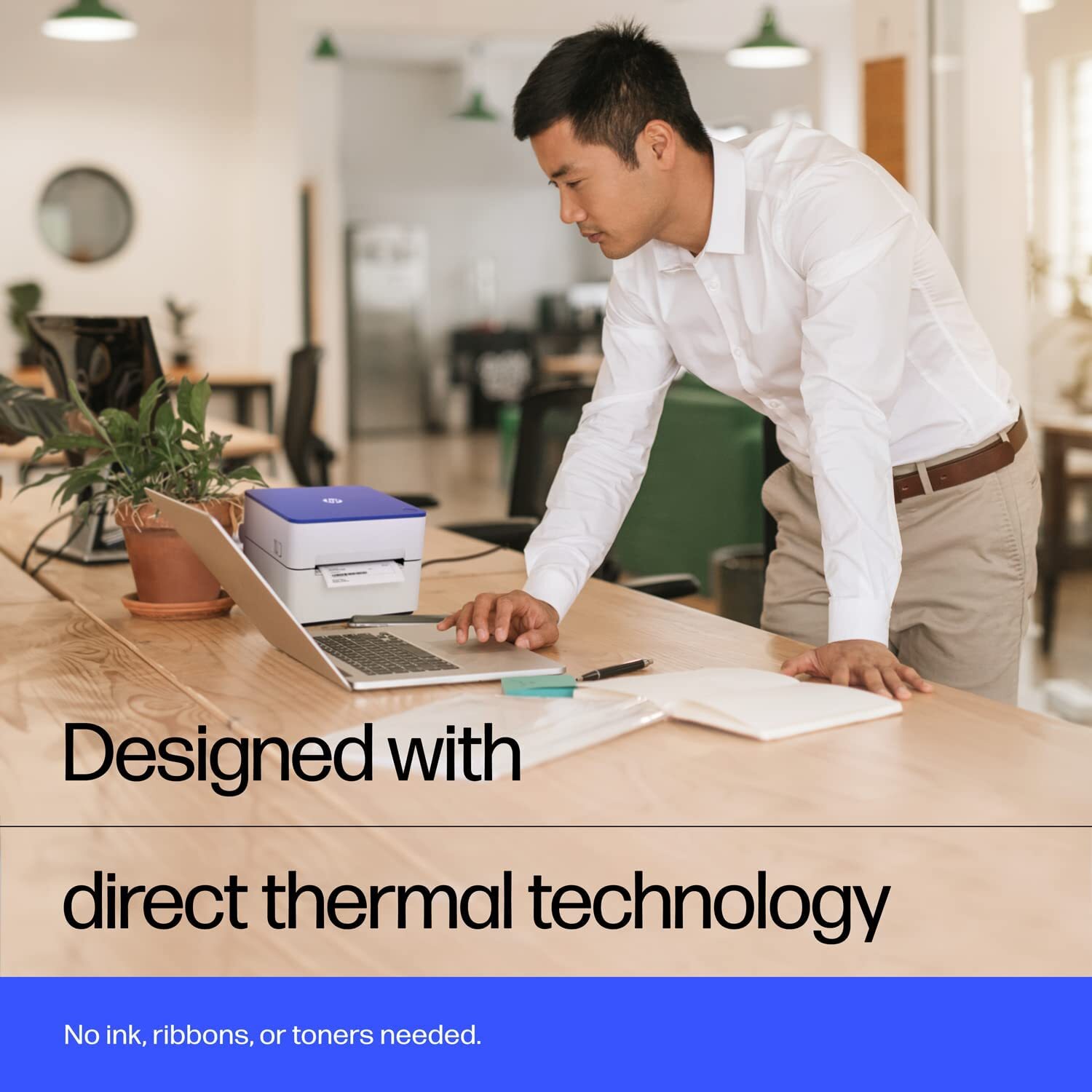 HP – Direct Thermal Label Printer KE200 USB, Shipping, Barcode, & More