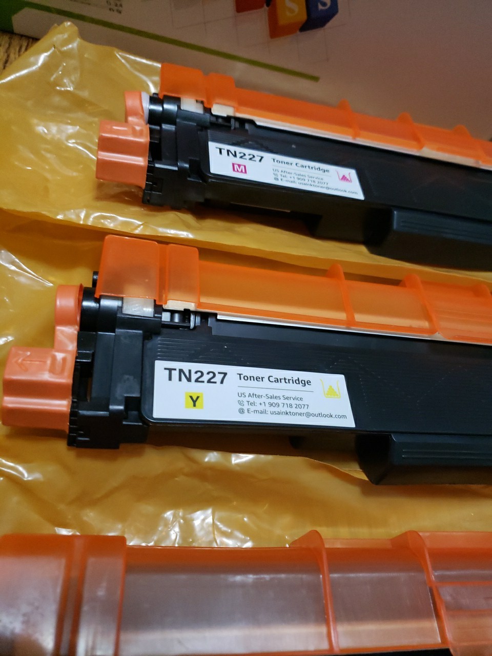 4pk TN227 Toner Cartridges for Brother TN223 HL-L3210CW L3230CDW L3270CDW Open