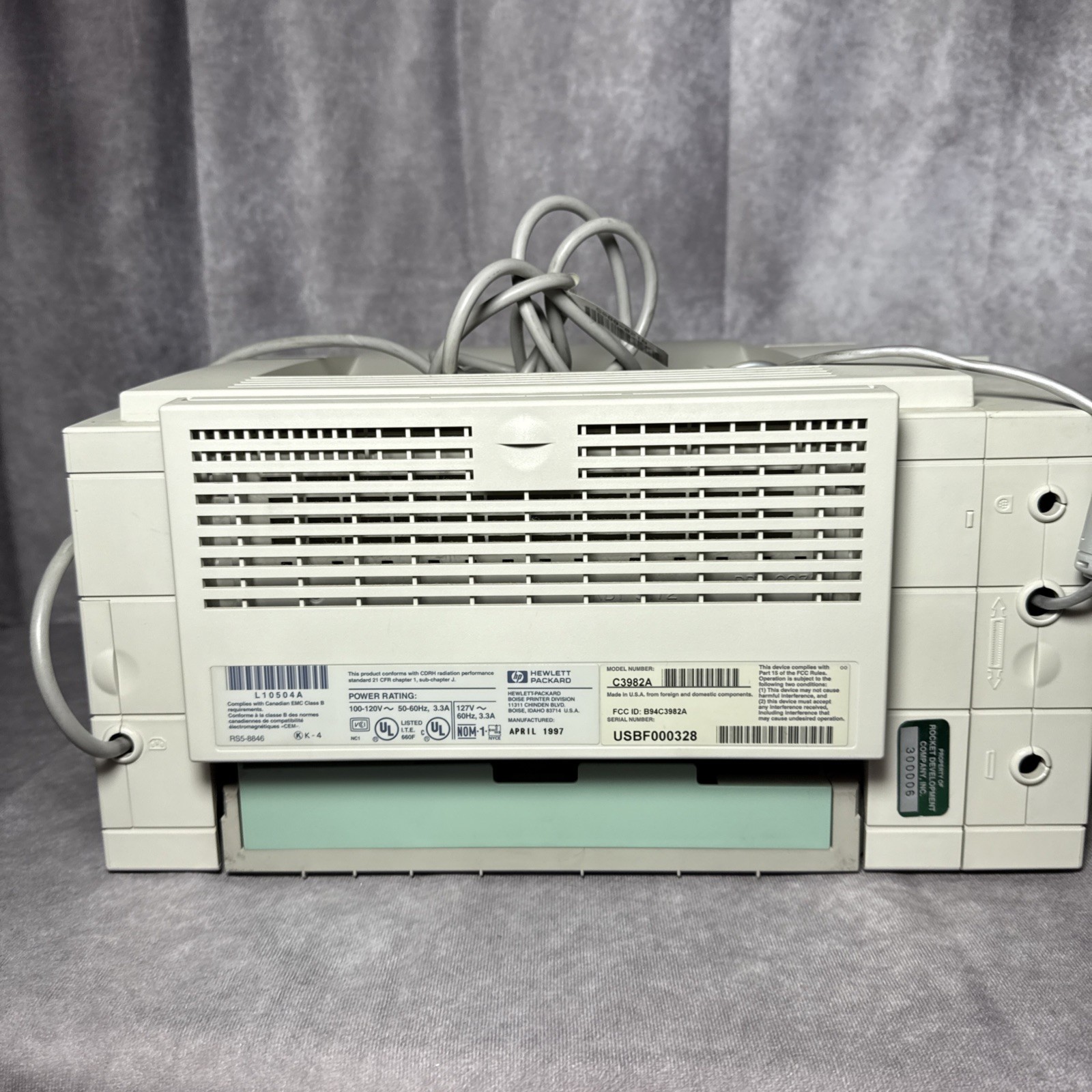 HP Laserjet 6mp Postscript Laser Printer 11 MB – 181,151 Page Count – C3982A