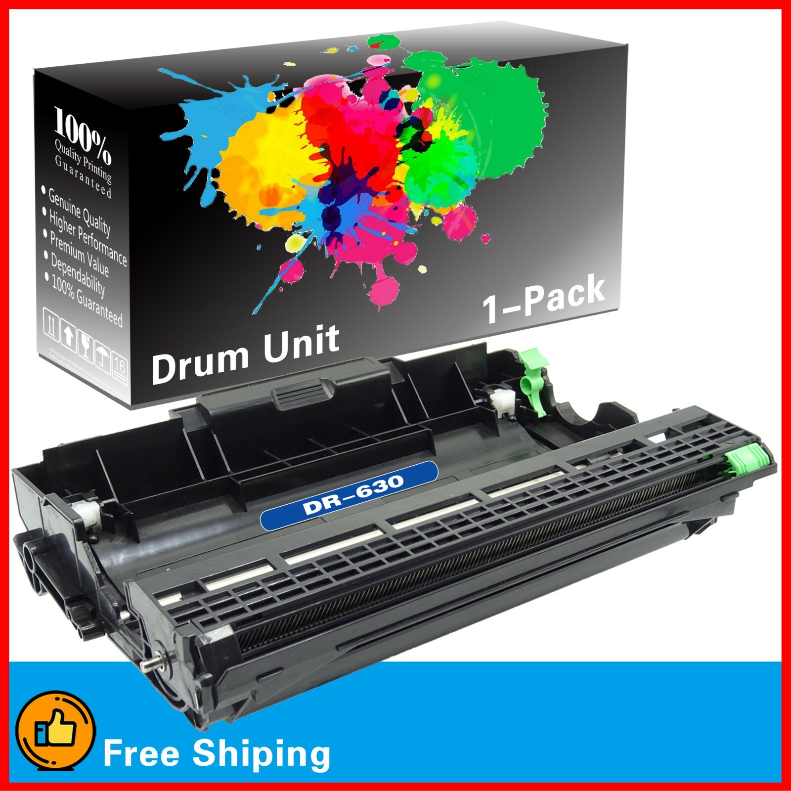 1 PacK DR-630 DR630 Drum Unit for HL-L2340DW HL-L2320D DCP-L2540DW