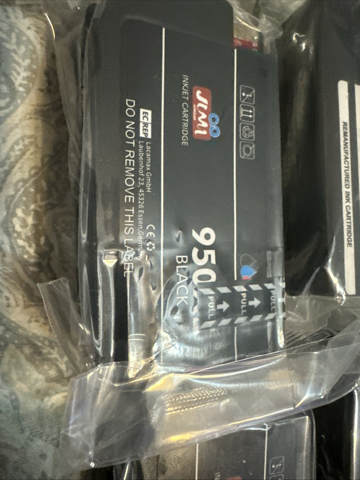 950XL / 951XL Toner Cartridge for Hewlett Packard printers 8100～series, 4 Black