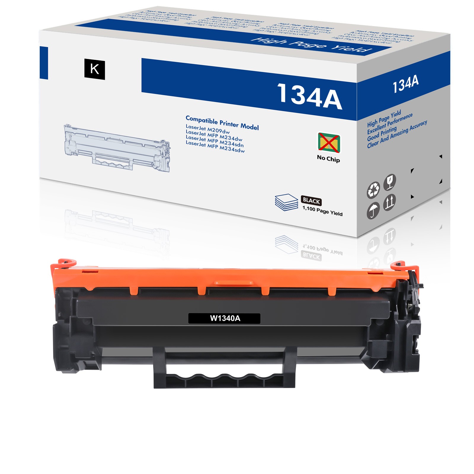 1PK W1340A Toner for HP LaserJet M209dwe M209dw MFP M234dw M234sdn No Chip
