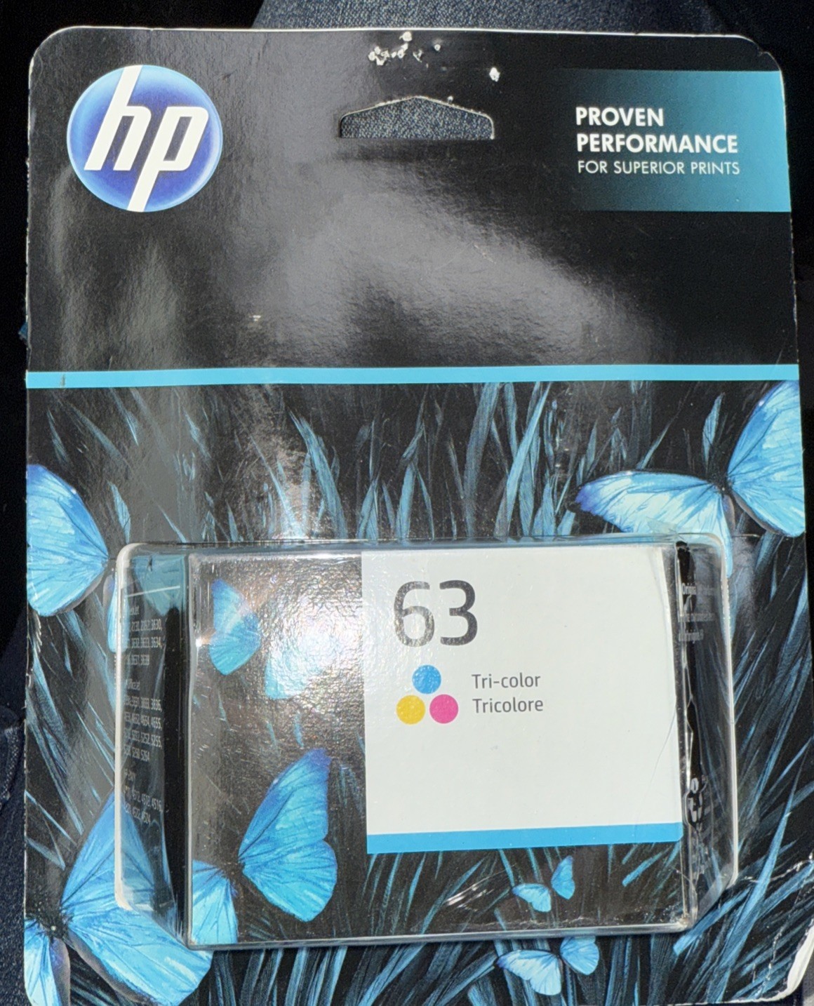 NEW Original HP 63 Tri-Color Ink Cartridge Cyan Magenta Yellow EXP. 04/2023 OEM