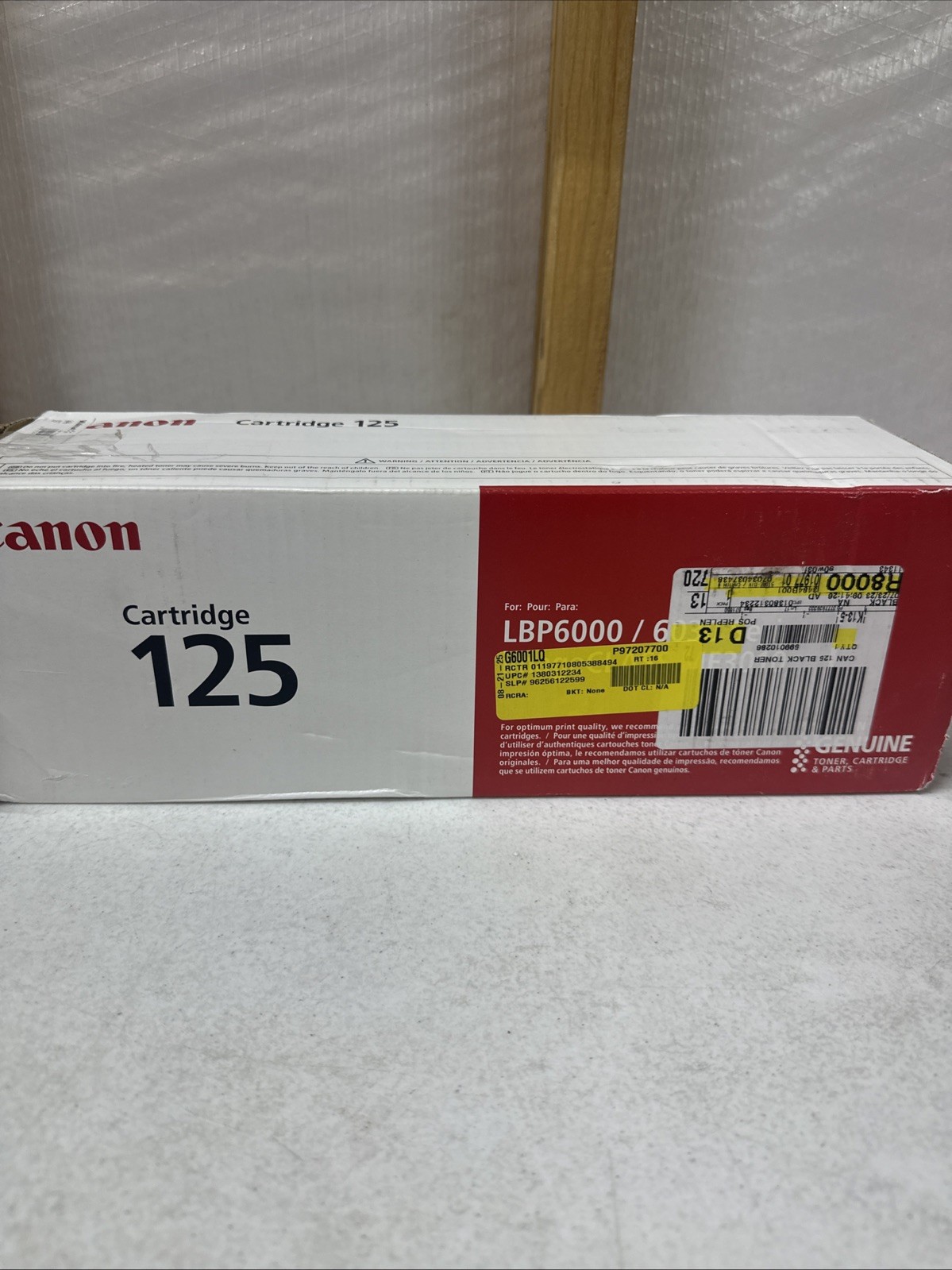 Genuine OEM Canon Toner Cartridge 125 IMAGECLASS LBP 6000/6030 Series