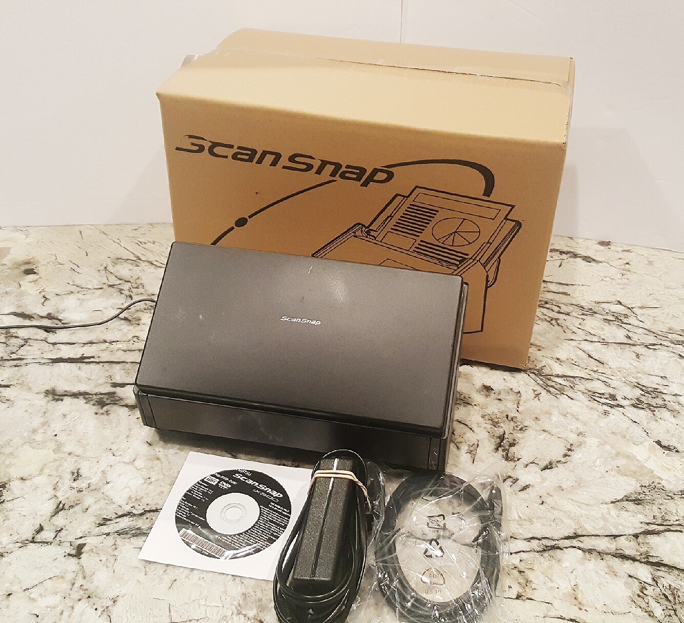 ZERO Count -Full Package in Box/ Fujitsu ScanSnap IX500 Wireless Desktop Scanner
