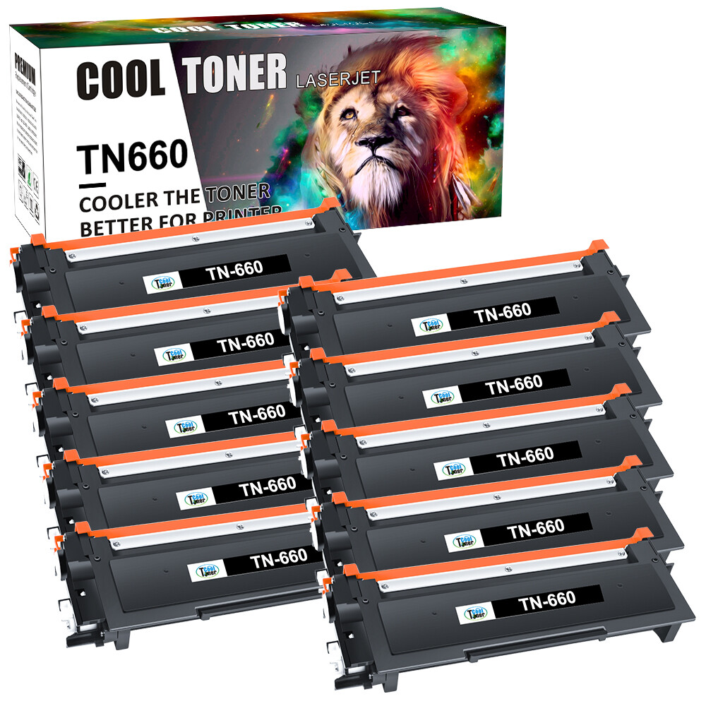 TN660 Toner Cartridge Lot Compatible With Brother TN630 HL-L2320D MFC-L2700DW
