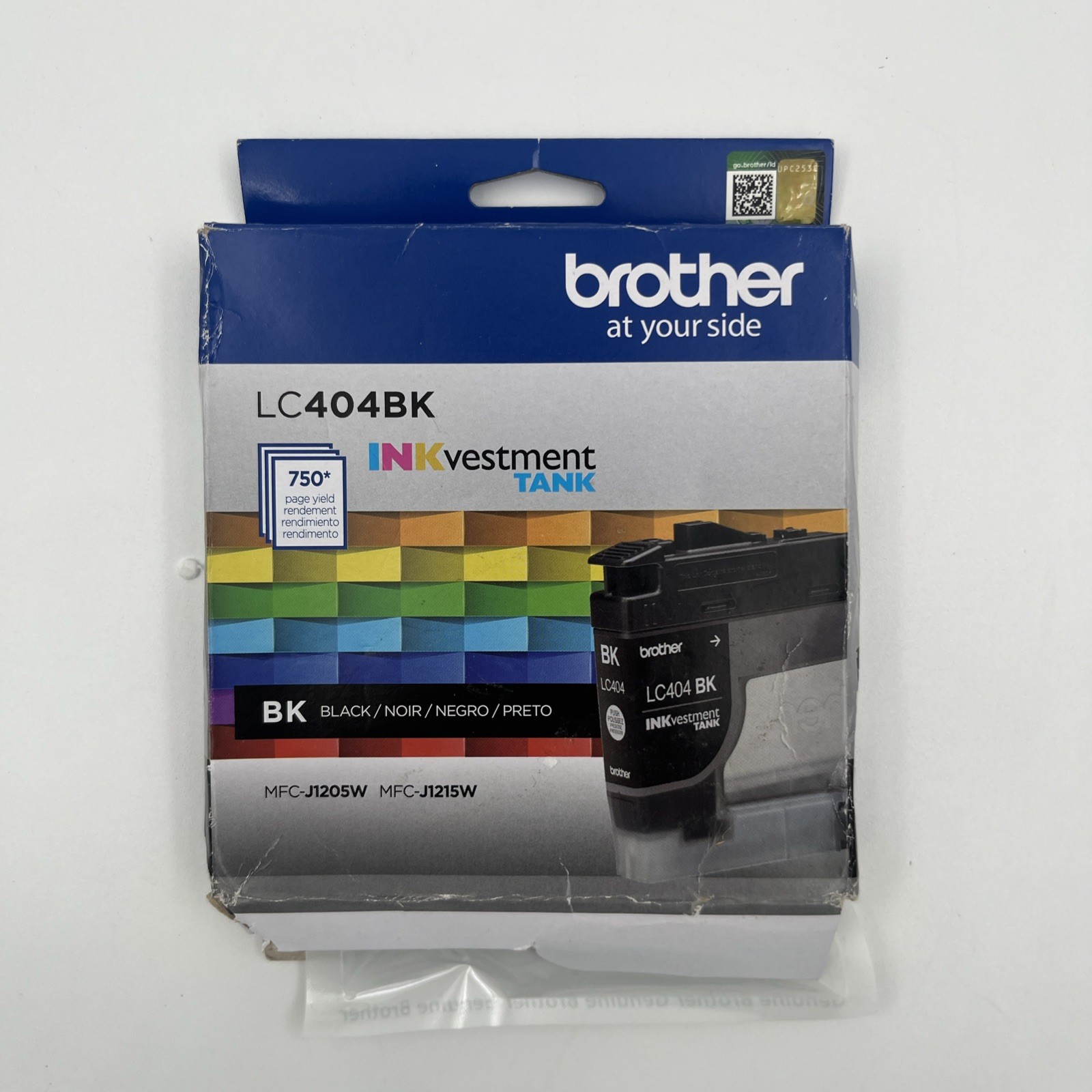 NEW OEM – BROTHER LC404BK BLACK Ink Cartridge – LC404 BK – 01/2028