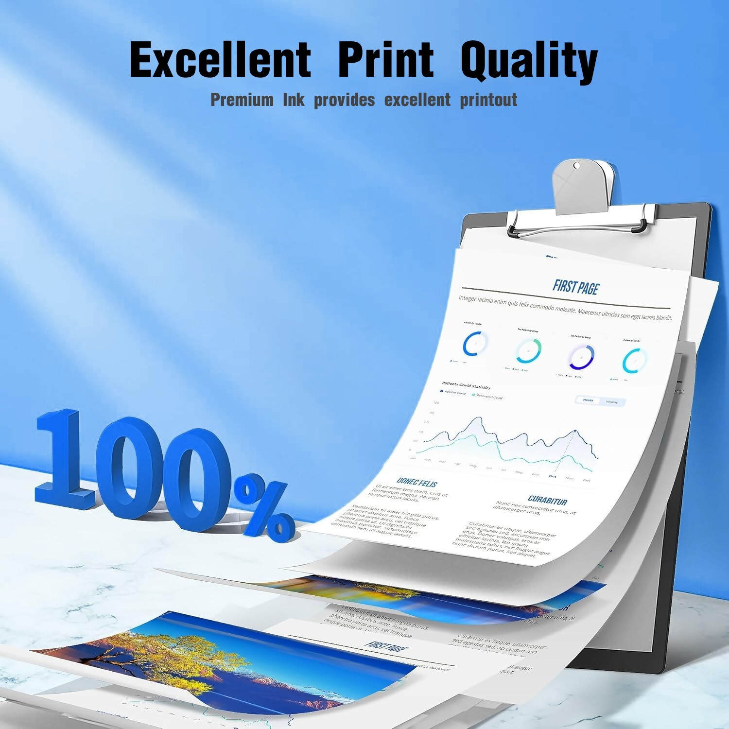 212XL Ink for Epson WF-2830 XP-4100 WF-2850 Printers (Black/Cyan/Magenta/Yellow)