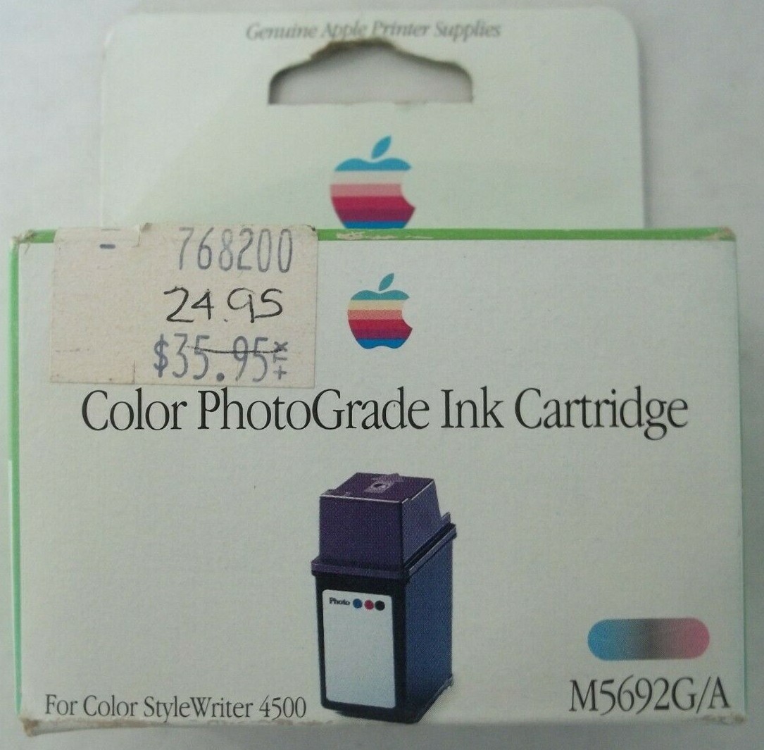Apple Genuine Replacement Color Print Cartridge M5692G/A for StyleWriter 4500