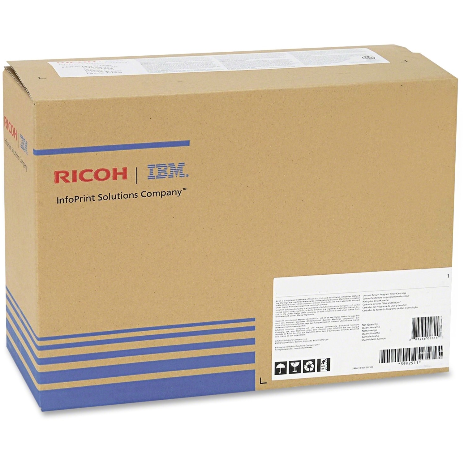 Ricoh Toner Cartridge – Black – 744406683 – 026649066832