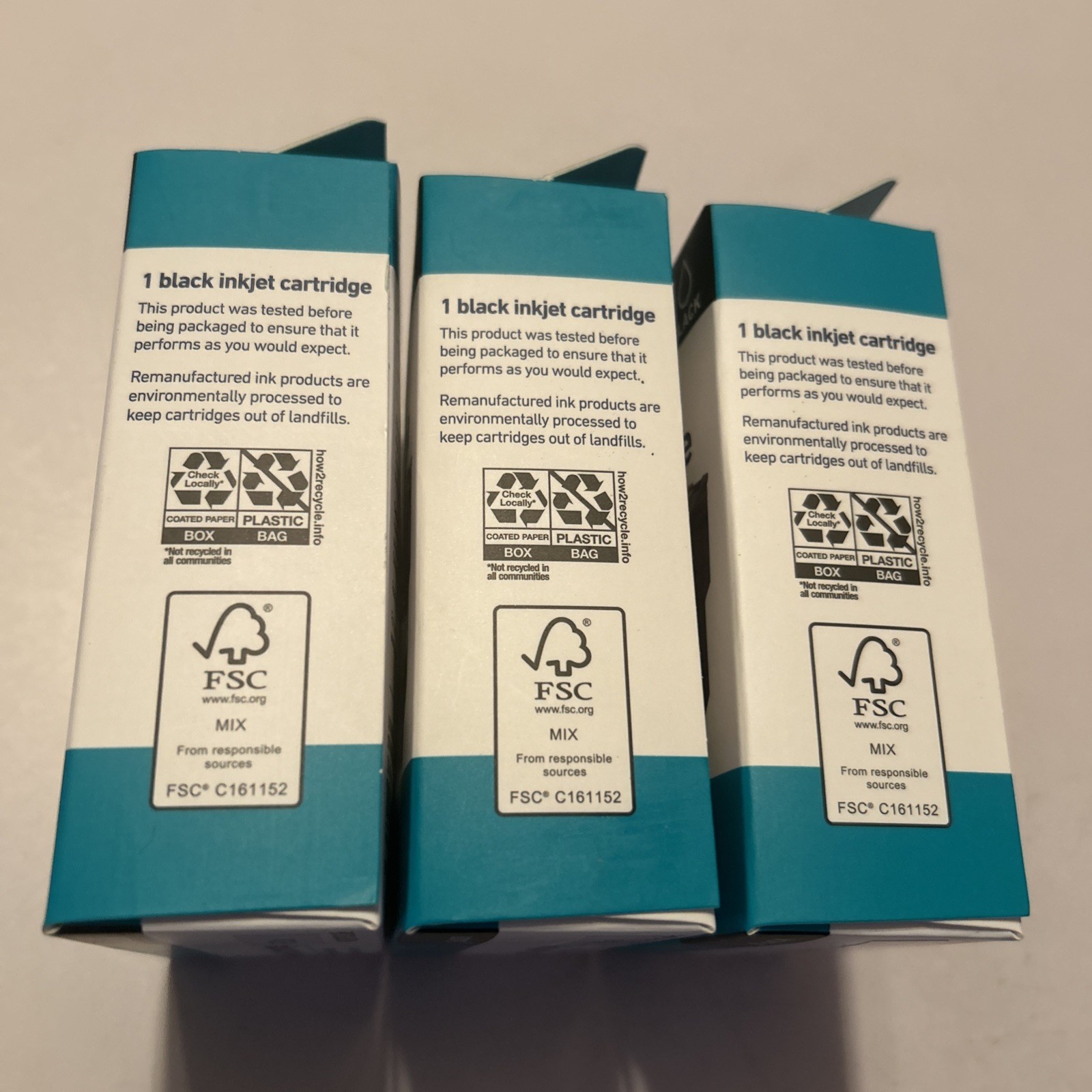 WEXFORD Inkjet Cartridge, Replaces HP 61, Black – Pack of 3 Ink Cartridges