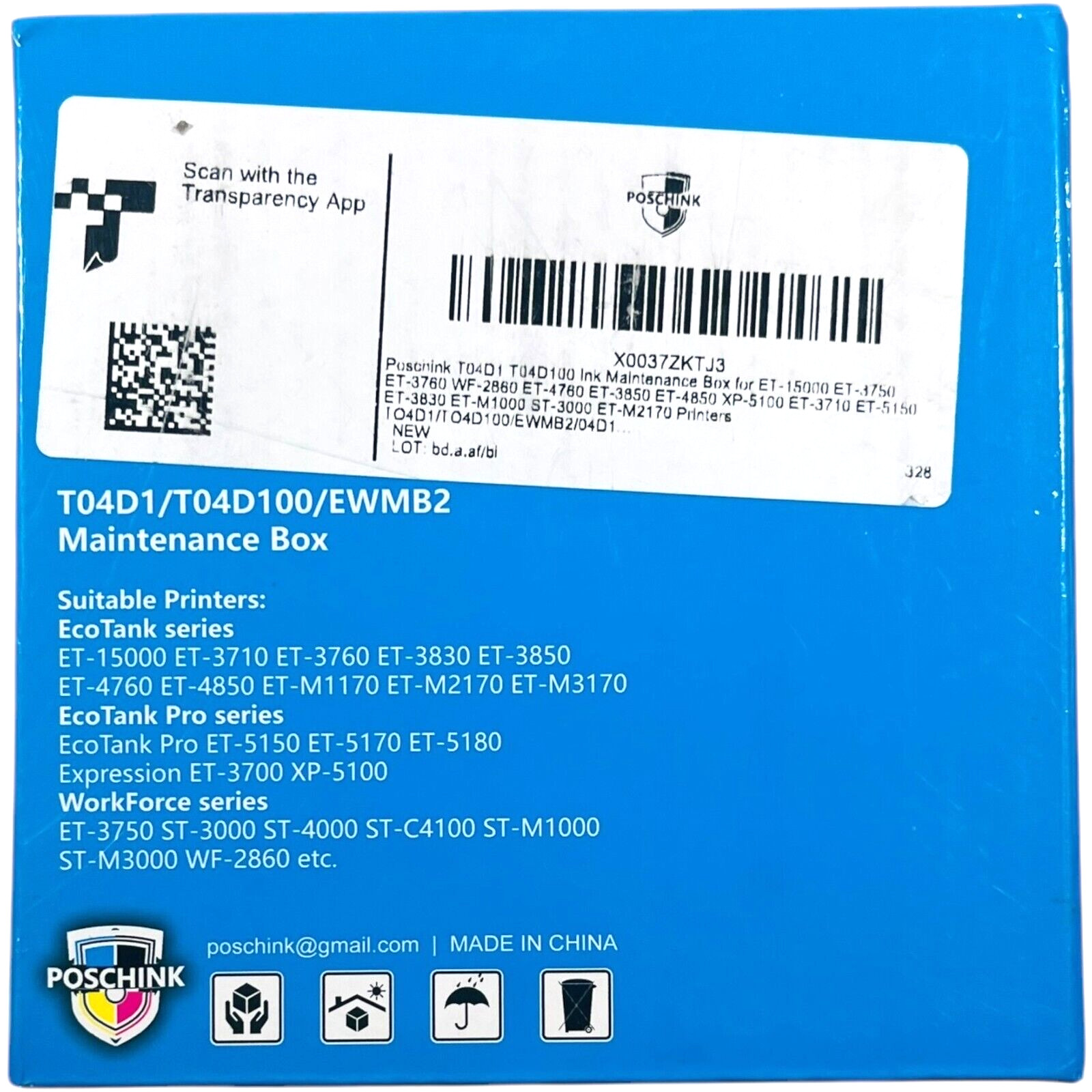 T04D1 Maintenance Box Poschink / (T04D100/EWMB2)