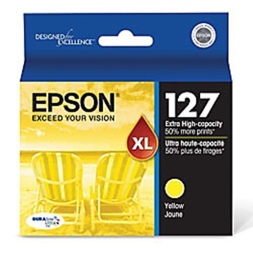 NEW Epson 127 T127420 Yellow Extra High Yield NX625 Genuine EXP 02/2024