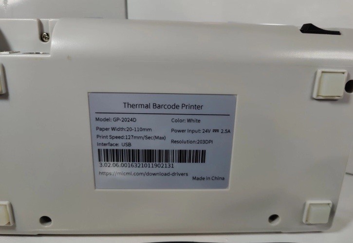 Lable Printer Gp 2024D Thermal Shipping Label Printer For Small/Medium Business