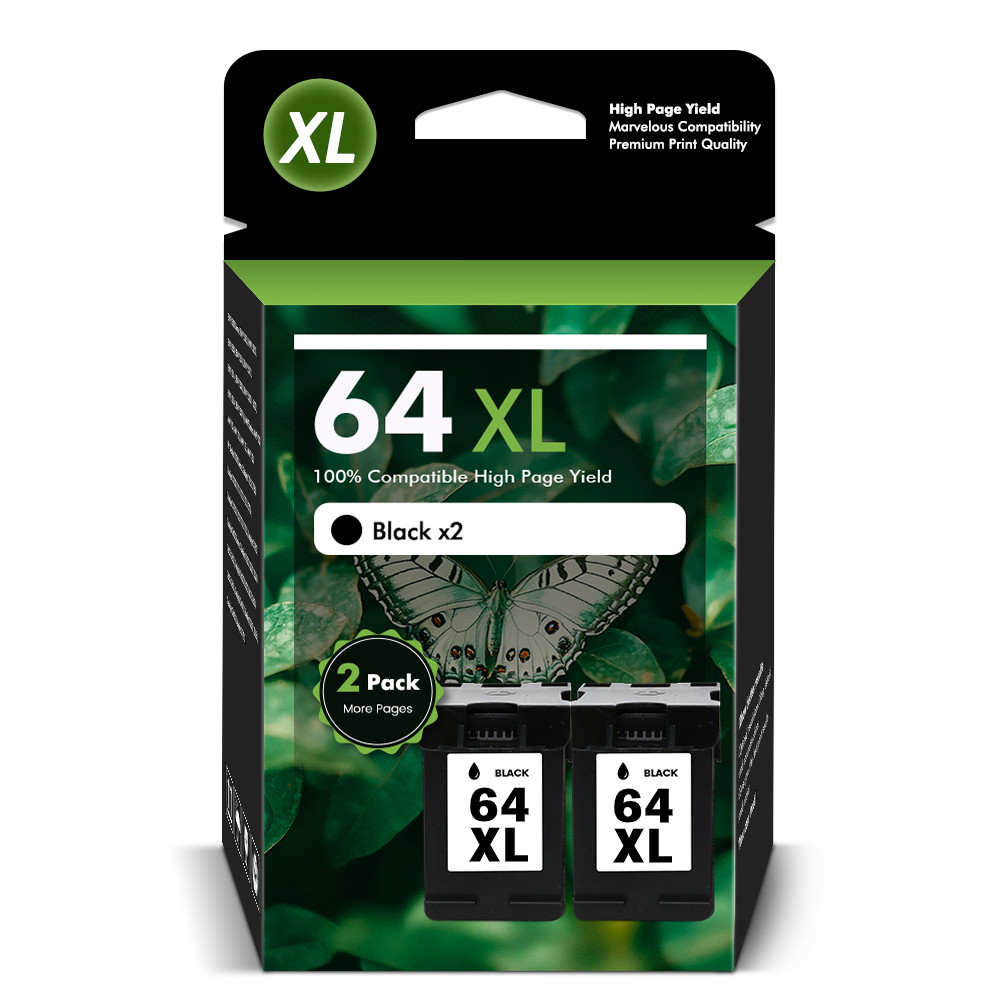 64XL Ink Cartridges for HP ENVY Photo 7855 7155 7858 6255 7800 6252 6255 Printer