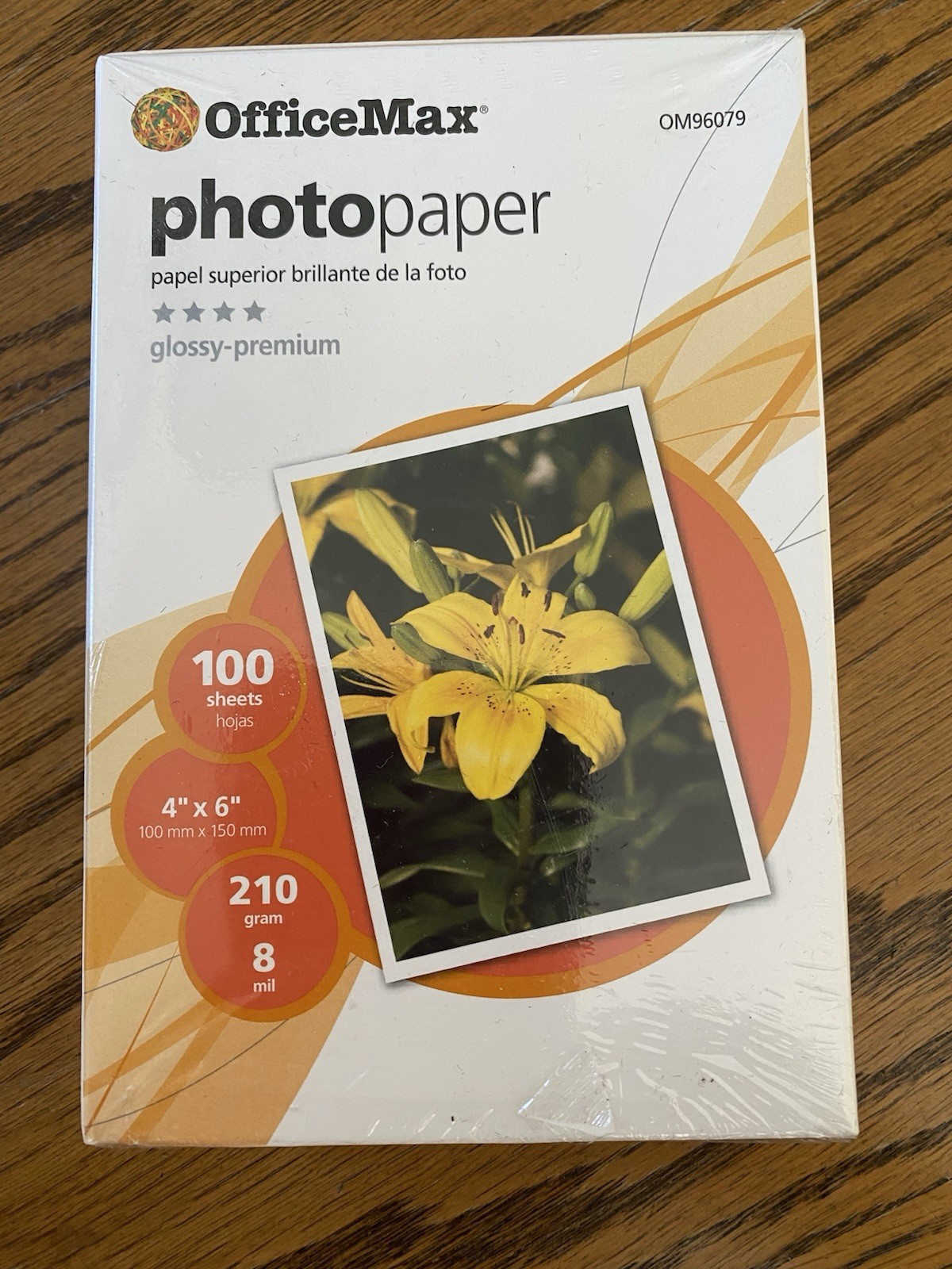 OfficeMax Photo Paper Glossy-Premium 100 Sheets 4” X 6”