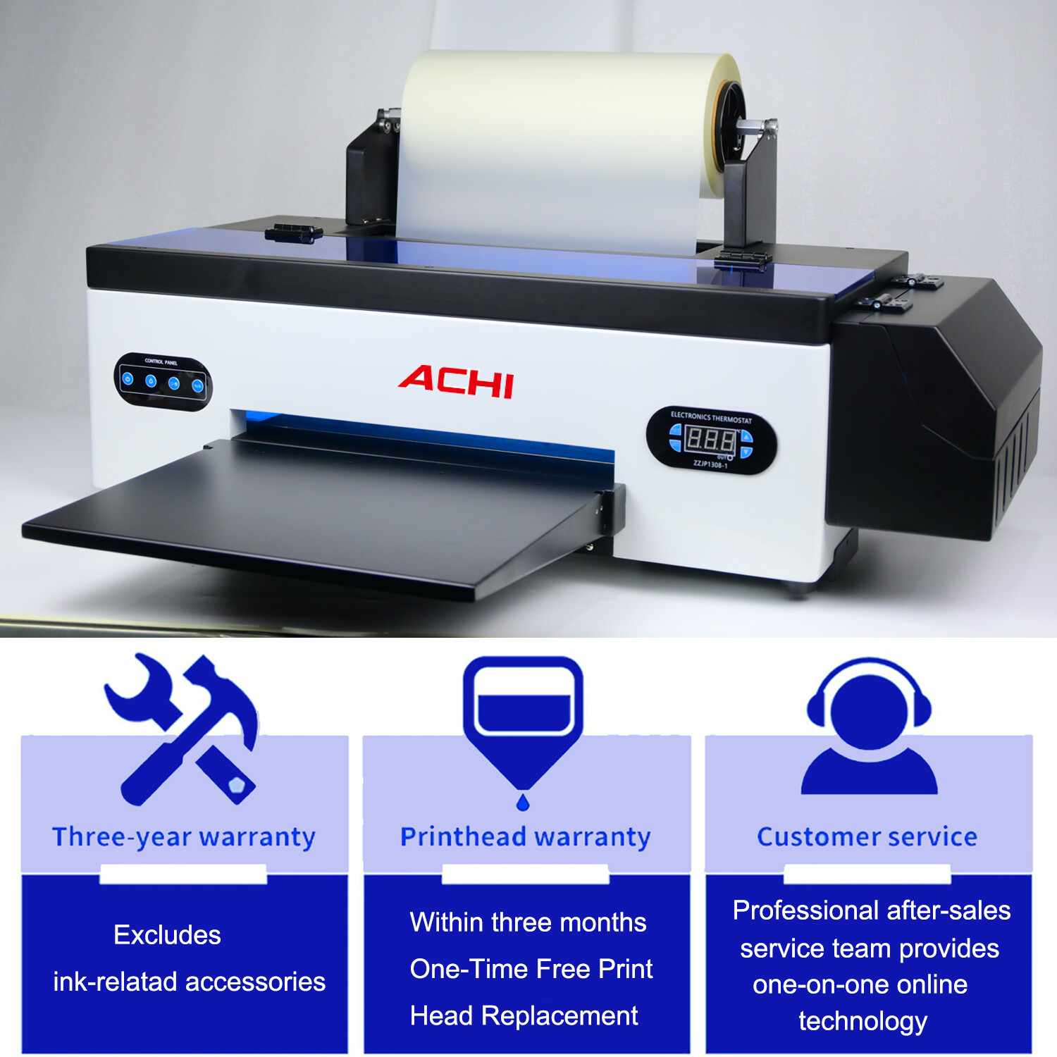 US Ship A3 DTF Printer Epson A3 1390/L1800 printhead Transfer film with cutting