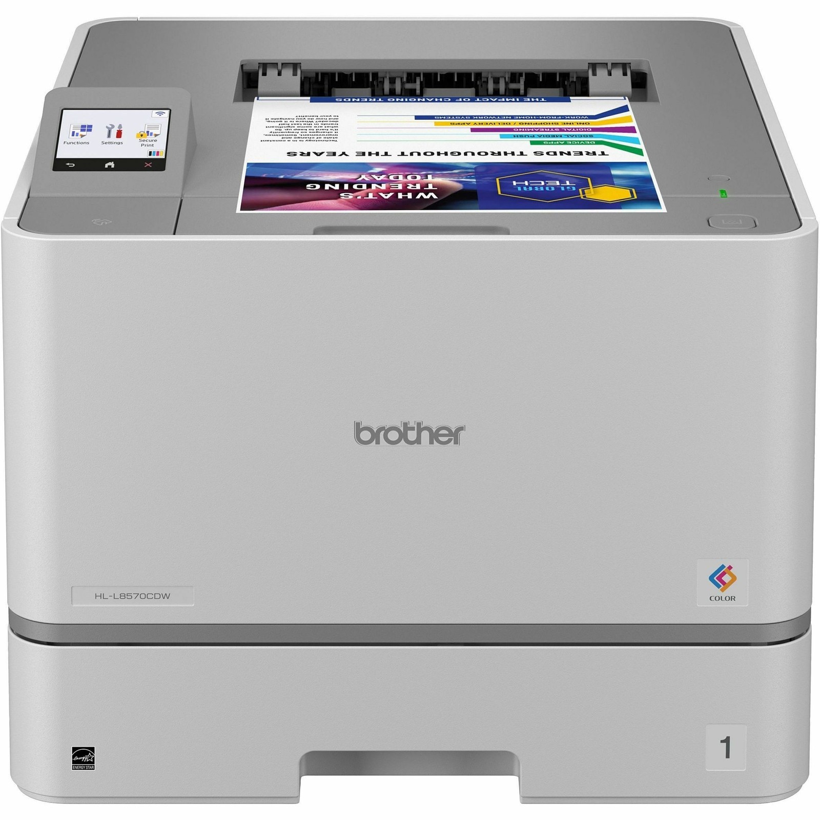 Brother HLL8430CDWT Color Laser Printer 33 Ppm 512 Mb