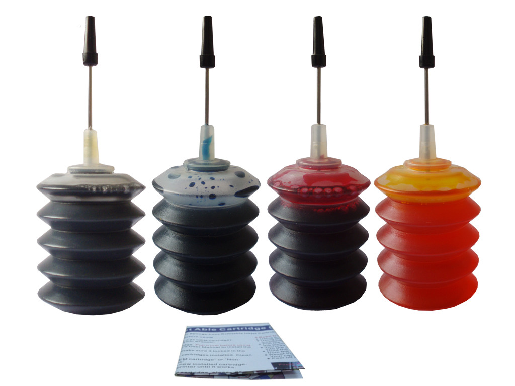 4x30ml Refill ink for HP60 Photosmart C4750 C4780 C4795 D110a ENVY 111
