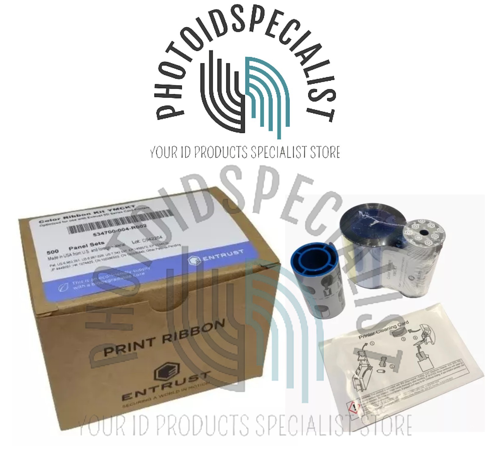 Datacard 534700-004-R010 Color Ribbon Kit YMCKT – 500 images Replaces 534000-003