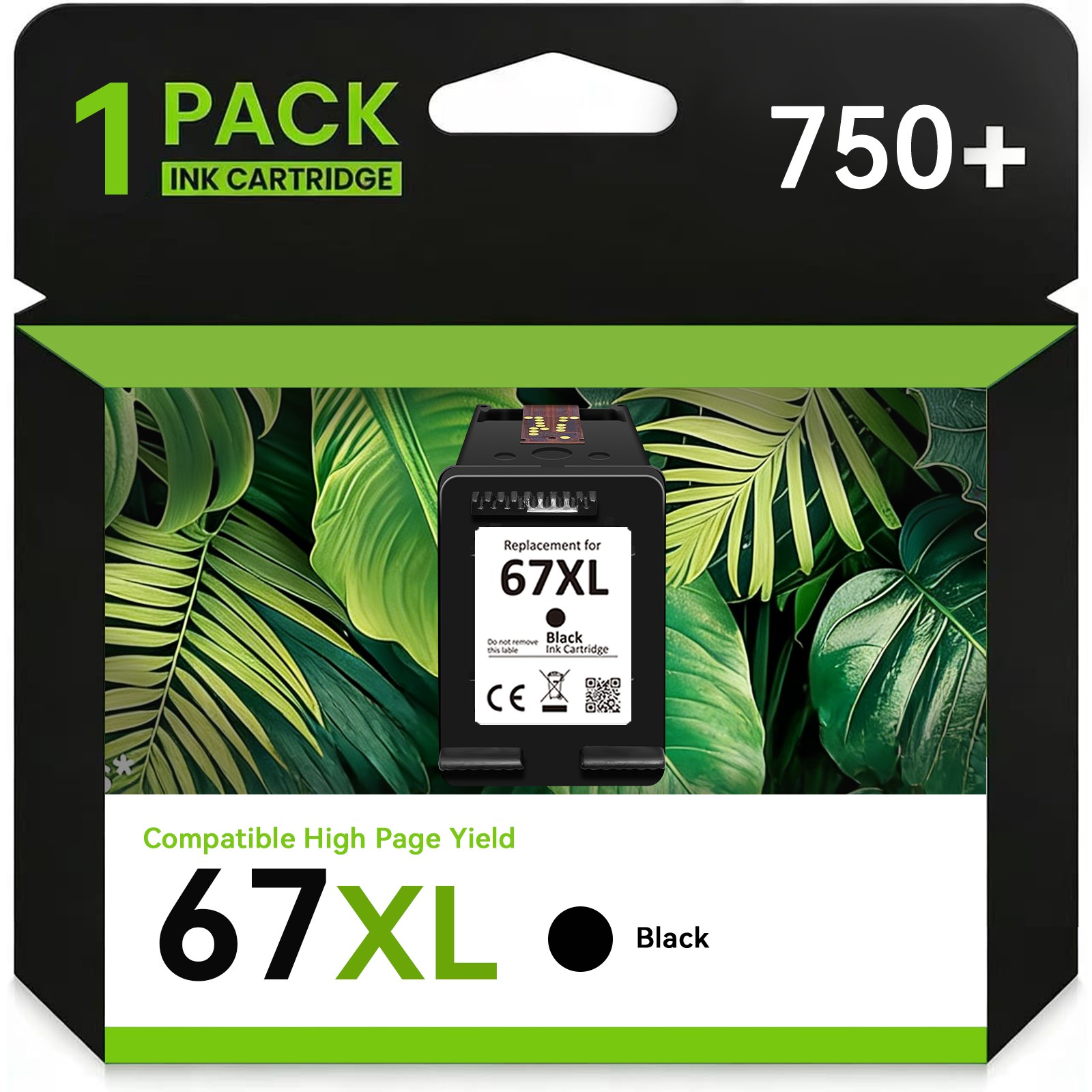 67XL Ink Cartridge 67-XL Ink for HP Deskjet 2755 4155 2700e Envy 6010 6055 6020e