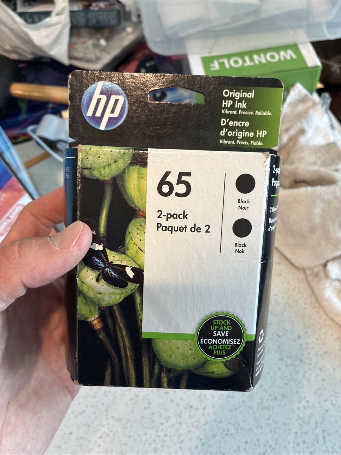 HP 65 1VU22AN Ink Cartridge – Black, Pack of 2 Jan 2021