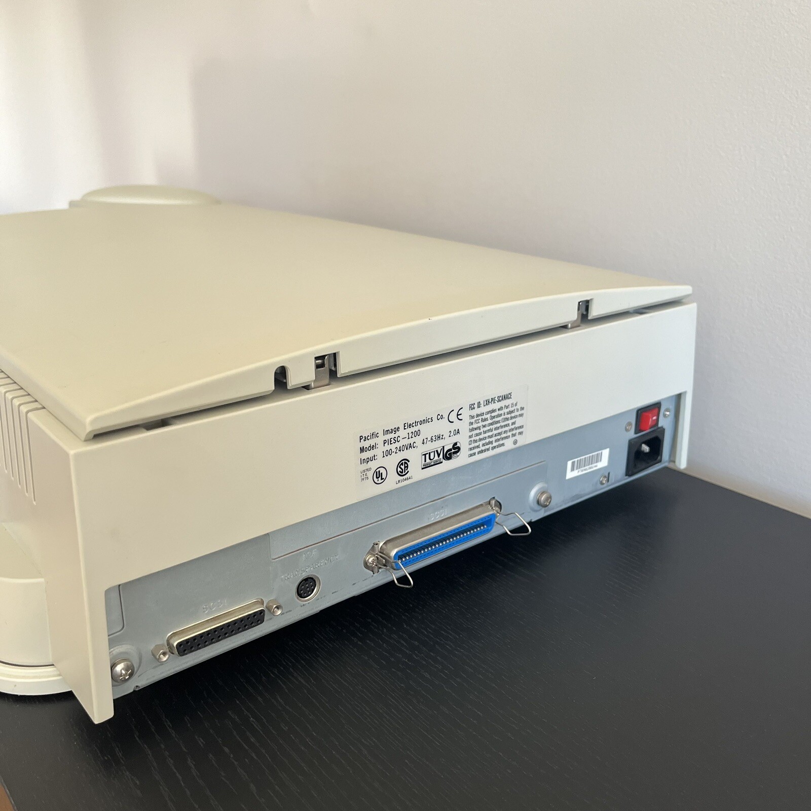 Vintage Pacific Image Electronics Scan Ace II Scanner PIESC 1200 No Cords