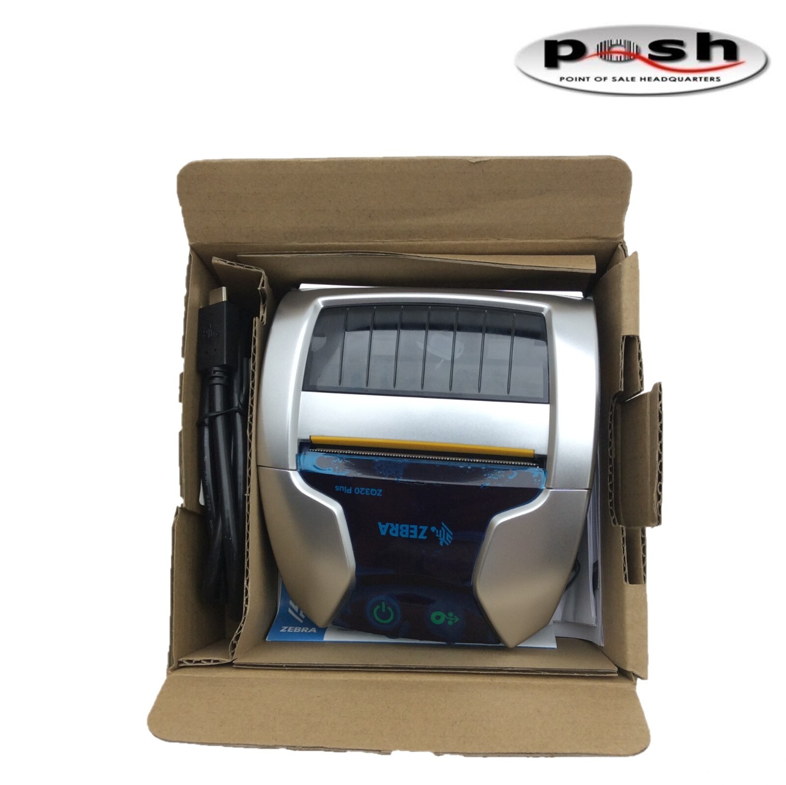 NEW – Zebra ZQ320 Plus Mobile Printer – ZQ32-A0W03R0-00 (WiFi & Bluetooth)