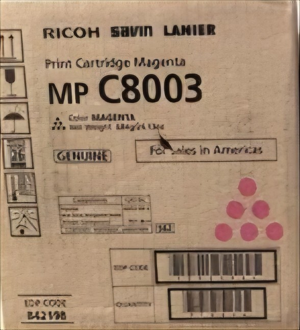 Ricoh MP C8003 Toner Cartridge 842198 Magenta 47,000 Page Genuine OEM Sealed NEW