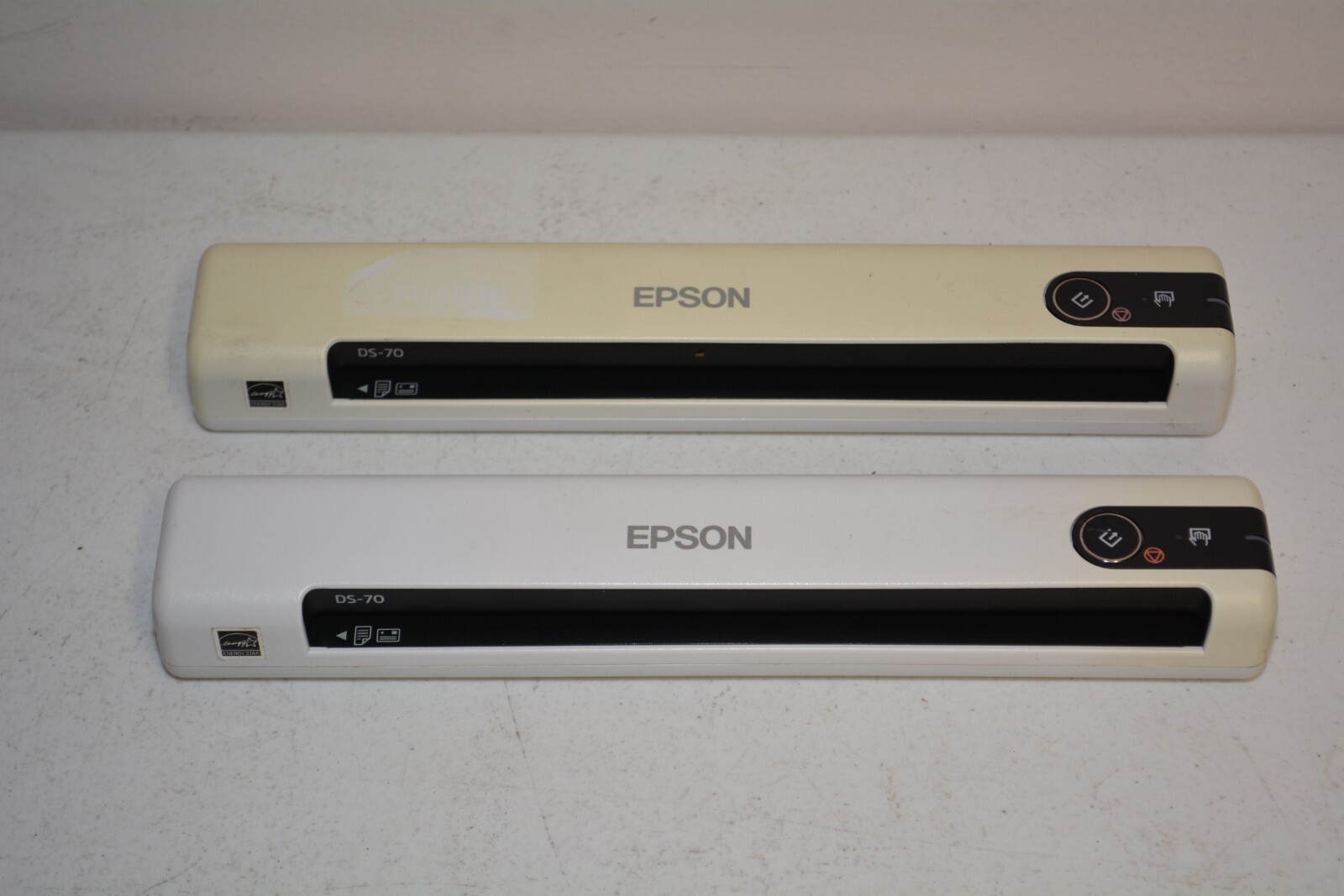 Lot 2x Epson WorkForce DS-70 Portable Color Document Scanner #W5048