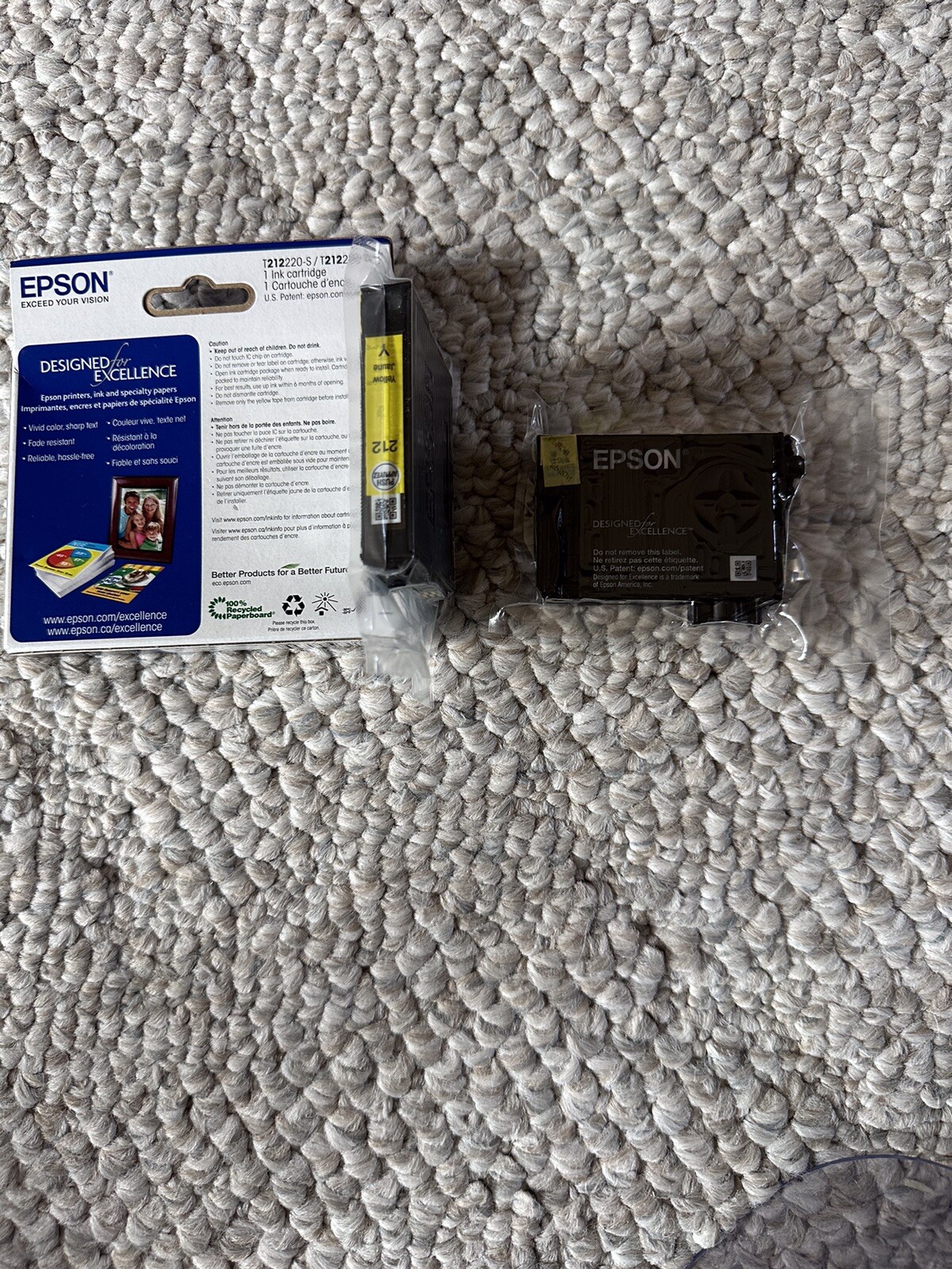 Genuine Epson 212 Yellow Cartridge for XP-4100 XP-4105 WF-2830 WF-2850