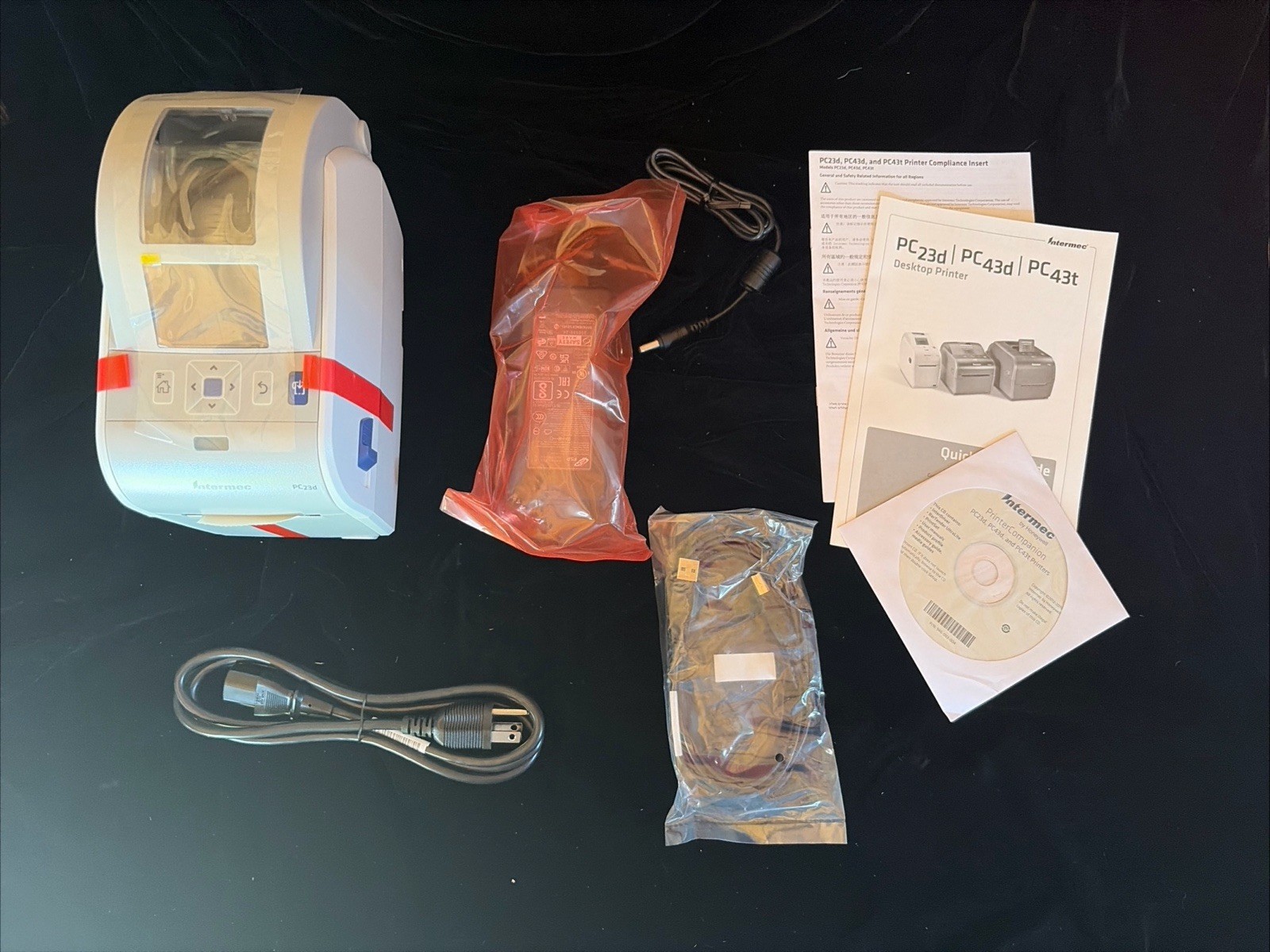 Intermec PC23D Direct Thermal Barcode Label Printer USB LAN PC23DA0110021
