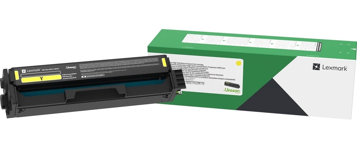 Lexmark 20N10Y0 Yellow Return Program Toner Cartridge CS331 CX331 Genuine OEM