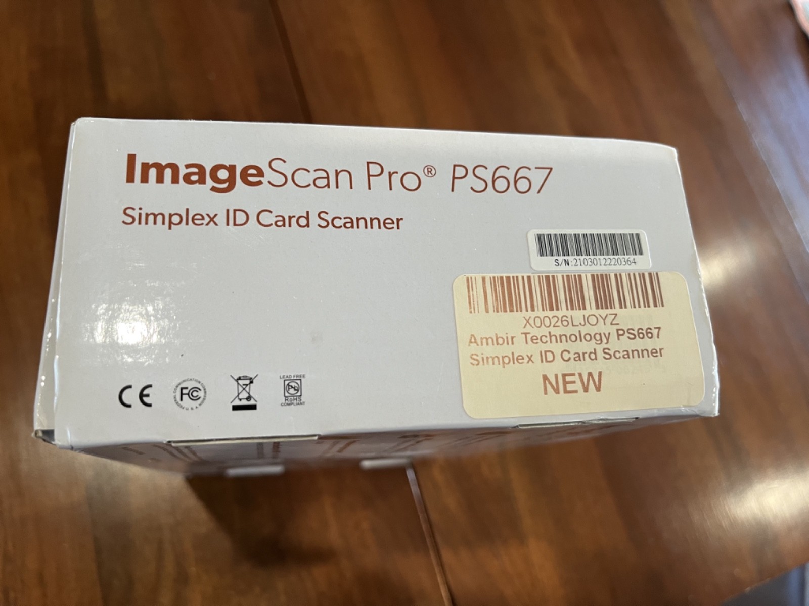 SIMPLEX ID Card Scanner Ambir image scan pro PS667 OPEN BOX $4 s/h REDUCED