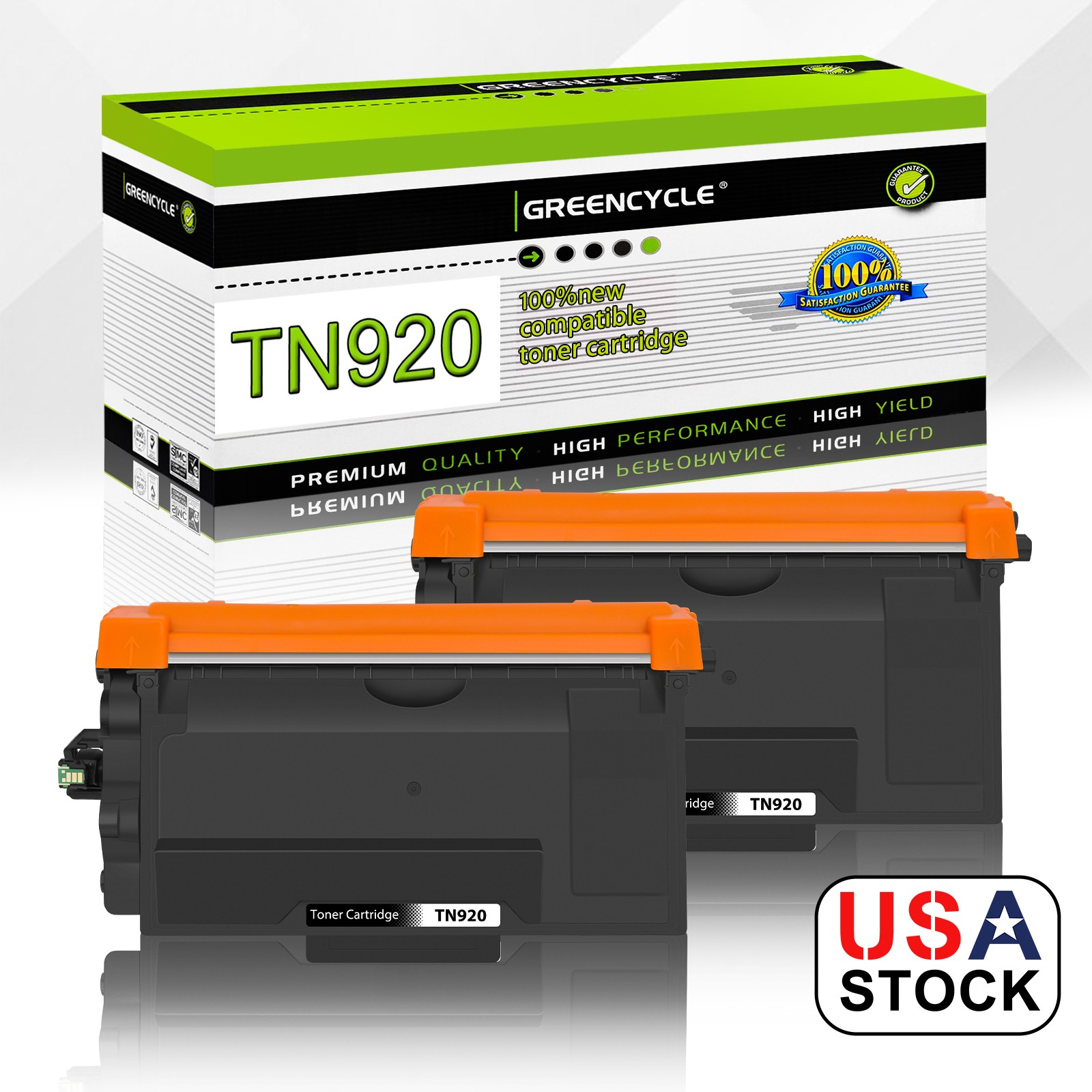 2PK TN920 Toner Cartridge for Brother HL-L6310DW HL-L5210DN MFC-L5915DW TN920xl