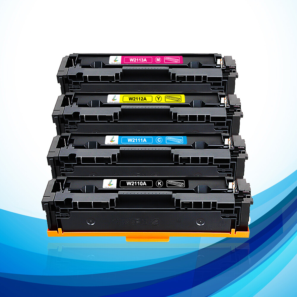 4x NO CHIP Toner for HP 206A W2110A Color Laserjet Pro MFP M283cdw M282 M255dw