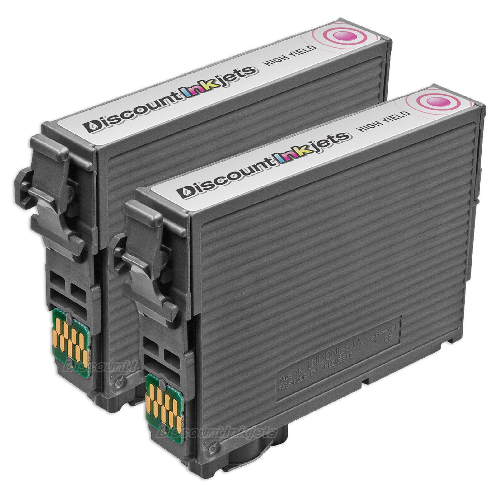2PK Reman 252XL MAGENTA Ink for Epson T252XL320 HY Cartridge WorkForce WF-7710DW