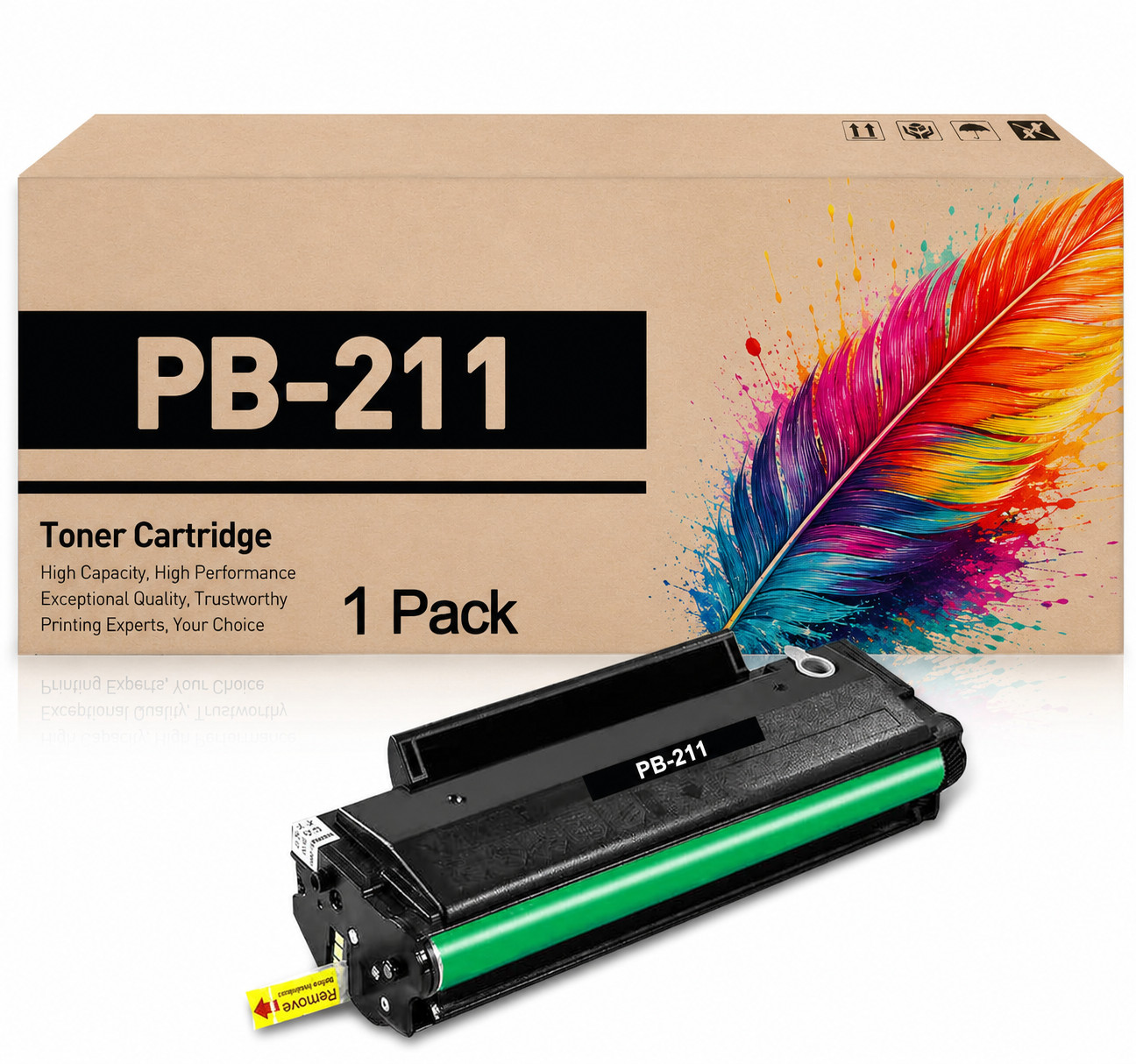 1PACK PB-211 Toner Cartridge Replacement for Pantum PB-211E P2200 P2500 M6500