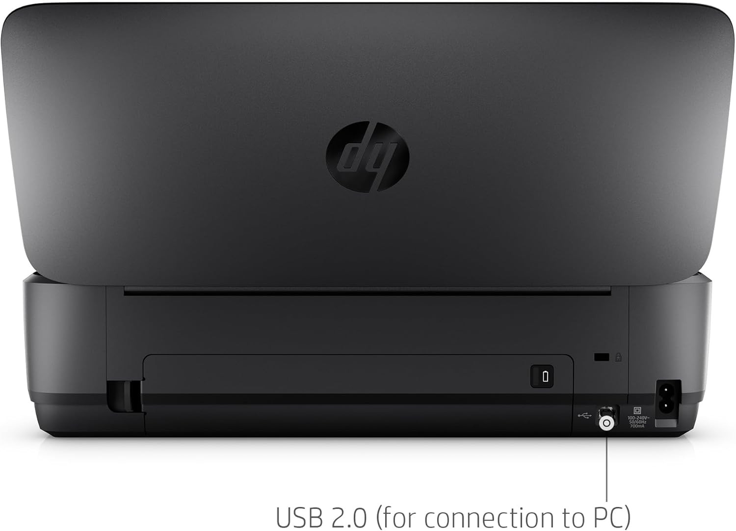 HP Officejet 250 Wireless Mobile Printer, Scanner, Copier – Black, Battery Inclu