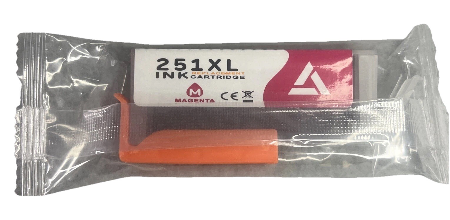 Canon Ink CLI-251 XL Magenta Ink Cartridge Printer Expires 07/2025