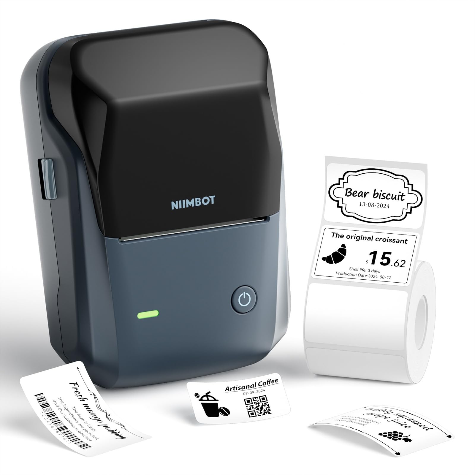 B1 Label Maker,2 Inch Bluetooth Thermal Label Printer,Blue