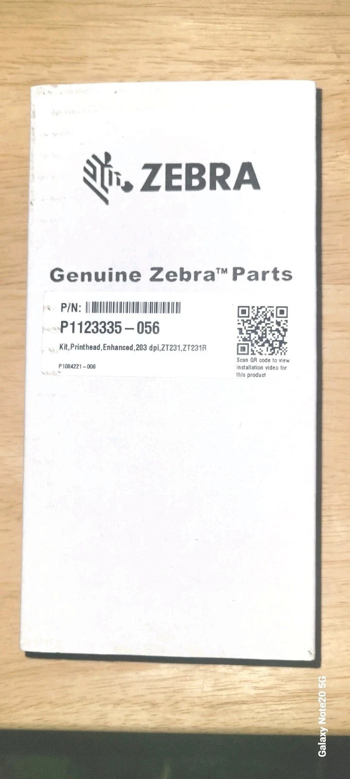 Genuine Zebra P1123335-056 OEM Printhead for ZT111 ZT211 ZT231 203 DPI