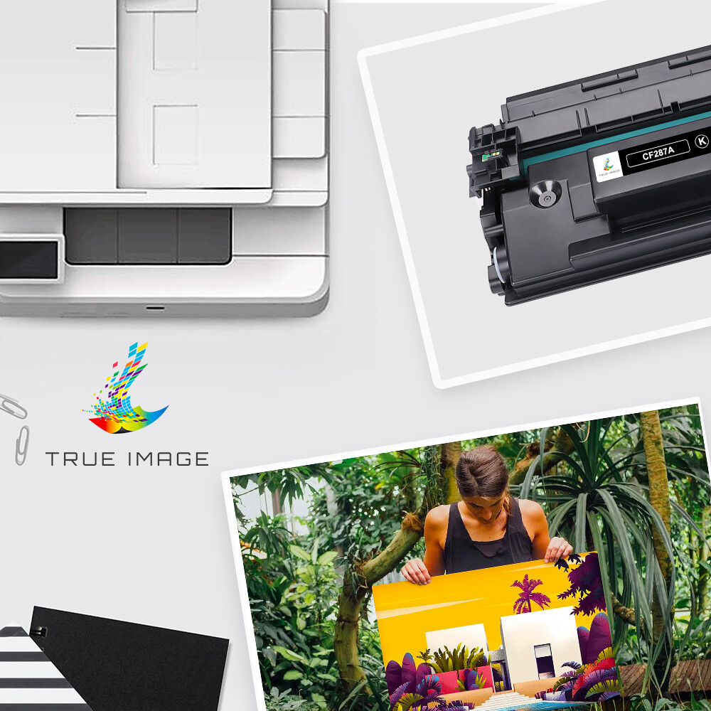 4PK CF287A 87A Toner Cartridge Fits for HP LaserJet Pro M501dn M506dn M527dn